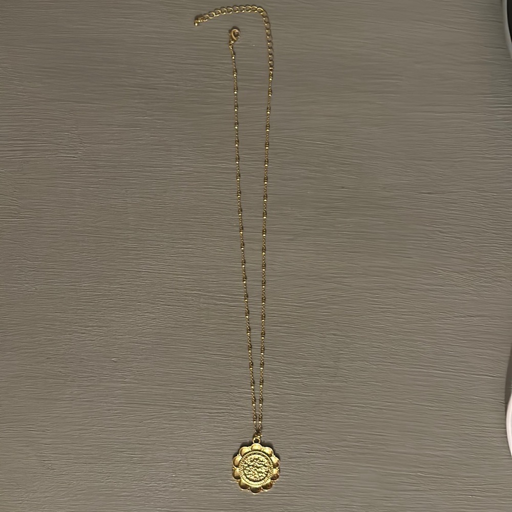 Uncommon James large medallion necklace